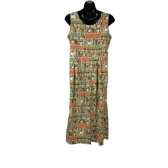 Rare Vintage Reyn Spooner / Guy Buffet Collab Print Dress - Picture 2 of 3